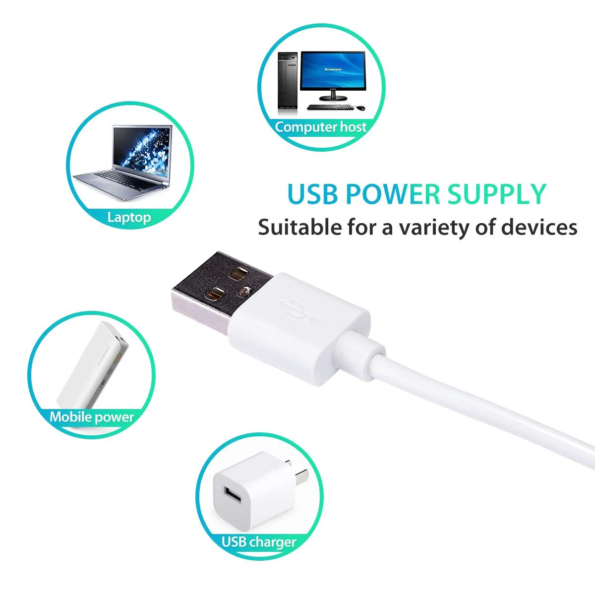 Светодиодный светильник для мобильного телефона с USB кольцевой селфи 3 цвета