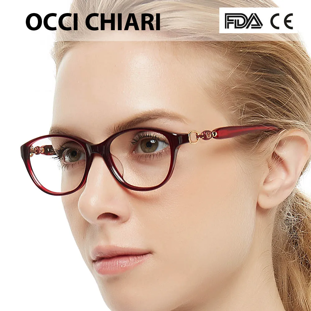 Женские очки OCCI CHIARI винтажные в ретро стиле оправа для глаз при близорукости