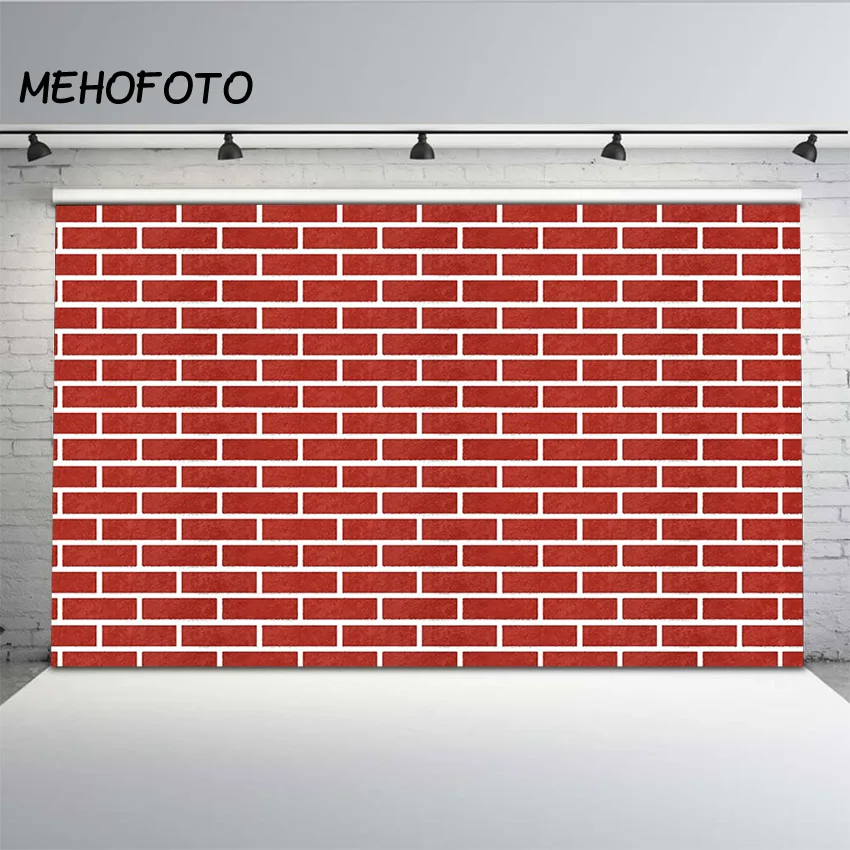 MEHOFOTO Улица Сезам красная кирпичная стена фотография Фон День рождения баннер фоны для фото стенд реквизит
