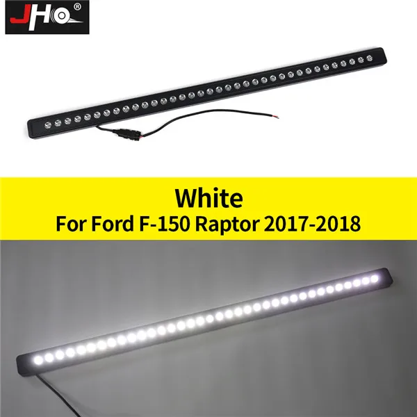 1pc White JHO 40 дюймов передние светодиоды на решетку свет набор палок для Ford F-150 Raptor пикап Стайлинг Аксессуары Белый/янтарный - Испускаемый цвет: 1pc White