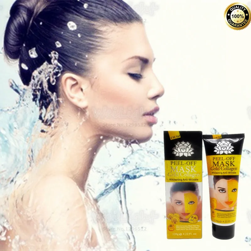 Маска для лица золотого цвета 120 г | Красота и здоровье