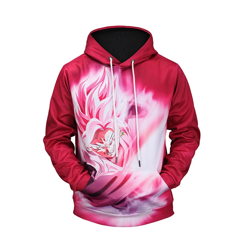 Принтом из мультфильма Жемчуг дракона супер сын Goku vegeta Vegetto Gogeta толстовки Saiyan 3D