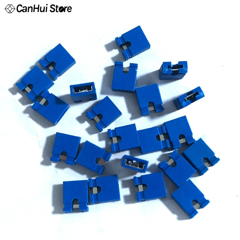 600PCS 6 Color Each 100 PCS 2.54mm Standard Circuit Board Jumper Cap Shunts Short Connector cap Red White Blue | Обустройство дома
