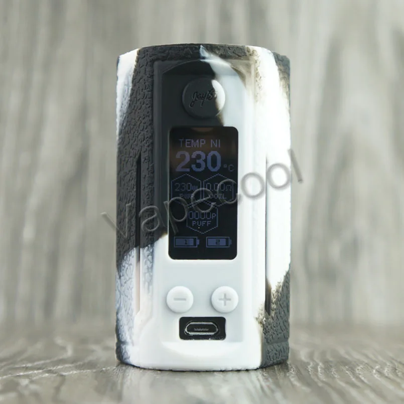 2 шт., двойной чехол Reuleaux RX GEN3, кожаный и силиконовый чехол, нескользящий чехол, подходит для Vape WISMEC, RX GEN3, двойная коробка, 230 Вт, мод