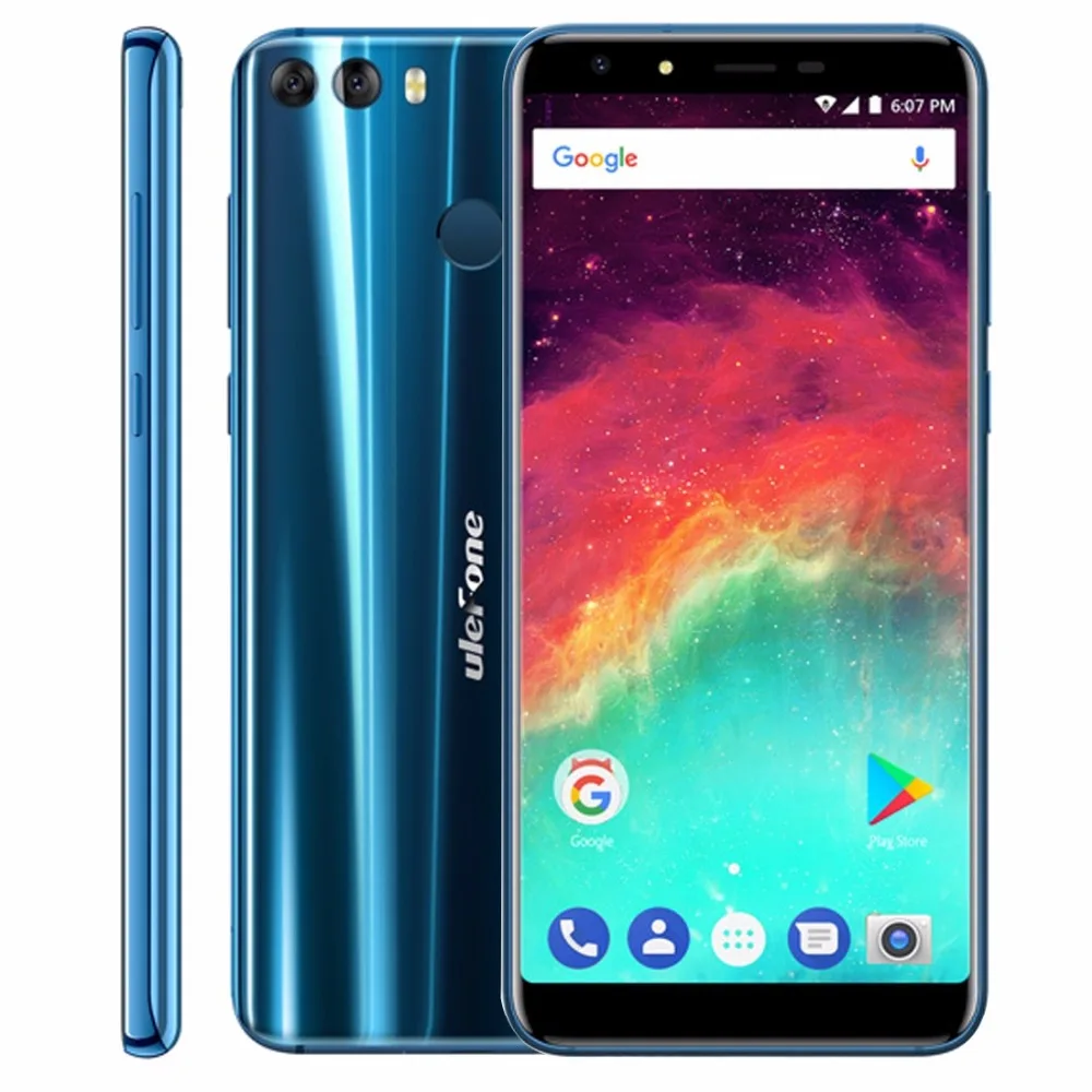 Ulefone Mix 2 MT6737 4 ядра 18:9 HD Экран 5.7 дюймов Android 7.0 смартфон ГБ Оперативная память 16