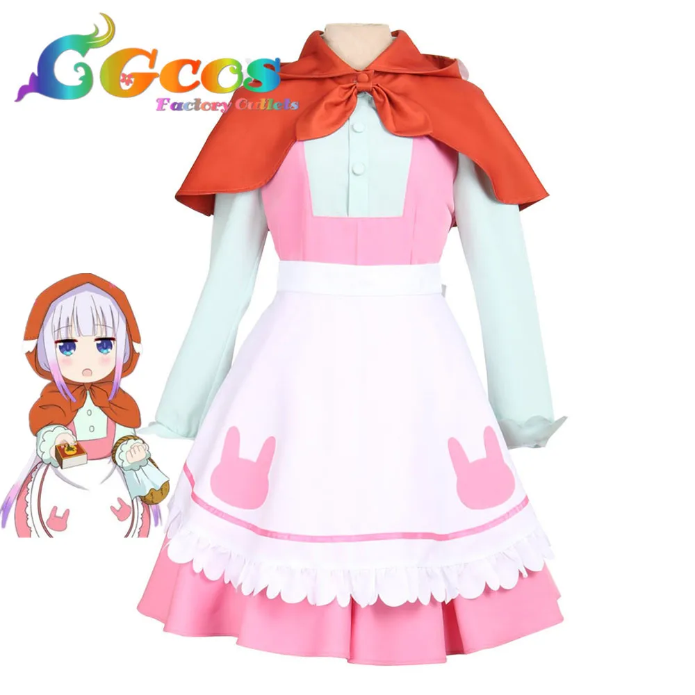 Бесплатная доставка Косплей Костюм Мисс Кобаяши Дракон горничной Канна Камуи