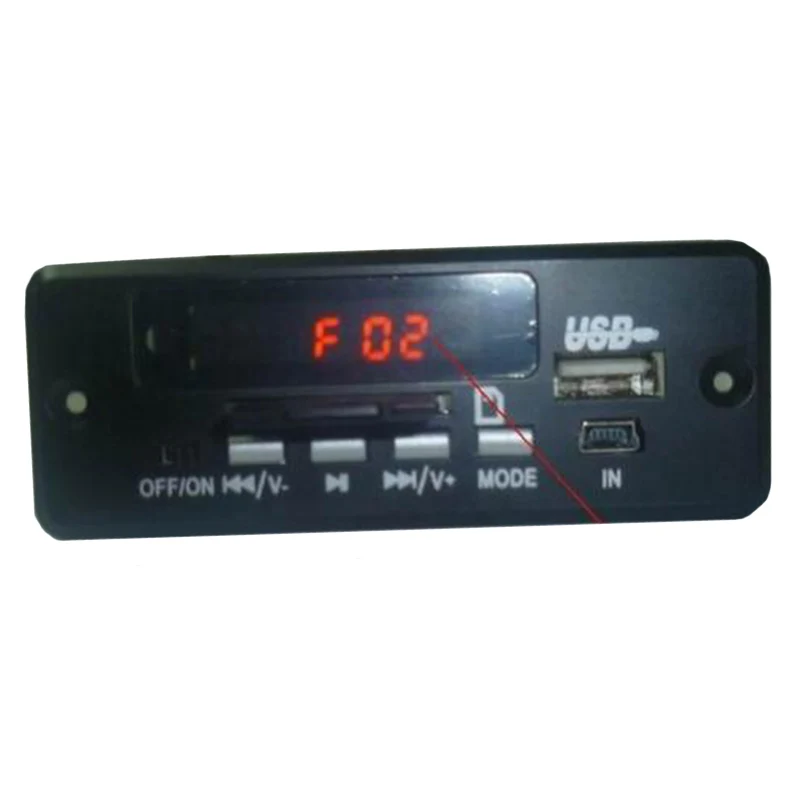 2 шт./лот электронные часы громкоговоритель коробка декодирующая плата DIY USB/SD FM AUX