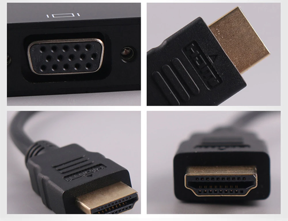 Обновленная версия 1080P HDMI в VGA конвертер HDMI2VGA Кабель-адаптер для ПК планшет ноутбук Настольный к HDTV монитор проектор