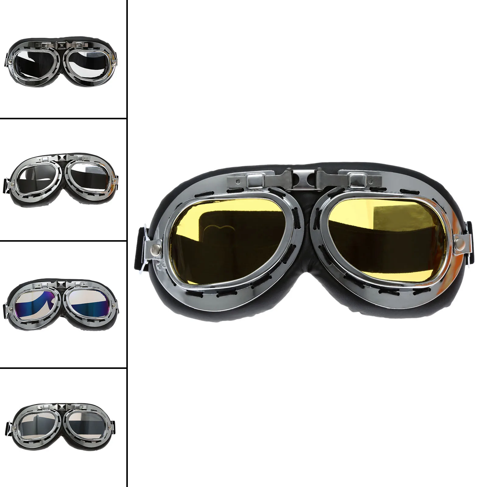 Винтажные мотоциклетные очки для мотокросса ATV защита от УФ-лучей катания на
