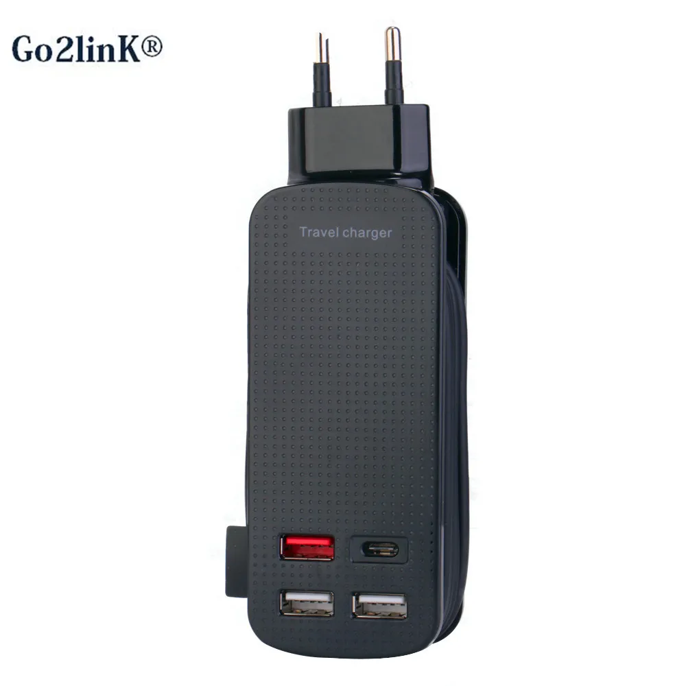 Быстрое зарядное устройство QC 3 0 быстро Тип C QC3.0 USB мобильный сотовый телефон