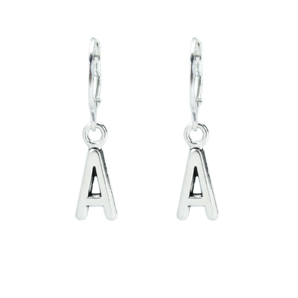 Женские металлические серьги подвески с буквами|Серьги-подвески| |