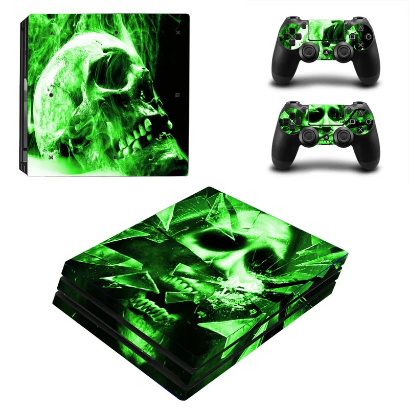 Виниловая наклейка для Sony PS4 Pro чехол контроллер Playstation 4 на консоль + 2 наклейки