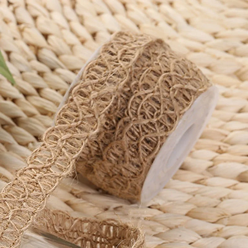 Шпагат из натурального джута веревка джутовой ленты шнуры нить для рукоделия