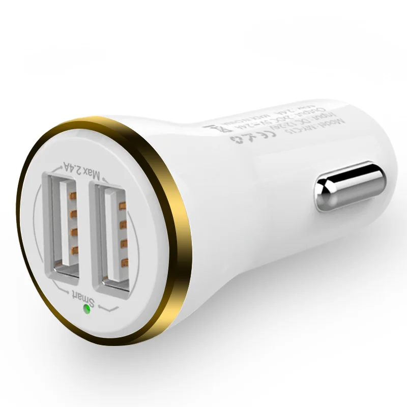 Meiyi C15 автомобиля Зарядное устройство 2.4A max (реальный) Dual USB Выход Быстрая зарядка