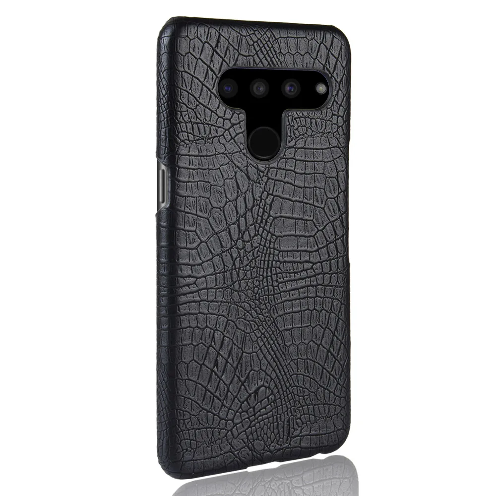 Чехол для LG V50 ThinQ 5G 6 4 дюйма роскошный чехол с крокодиловым узором из