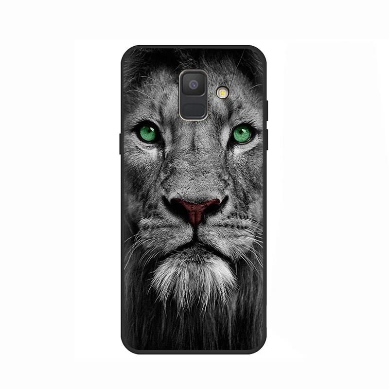 B1 Животные Лев Мягкий Чехол для мобильного телефона чехол для samsung Galaxy A6 7 8 9 A10 30 40 50 70 J6 - Цвет: B1