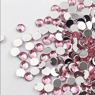 Бесплатная доставка! 1000 шт./лот высокое качество 5 мм светло розовый акриловый