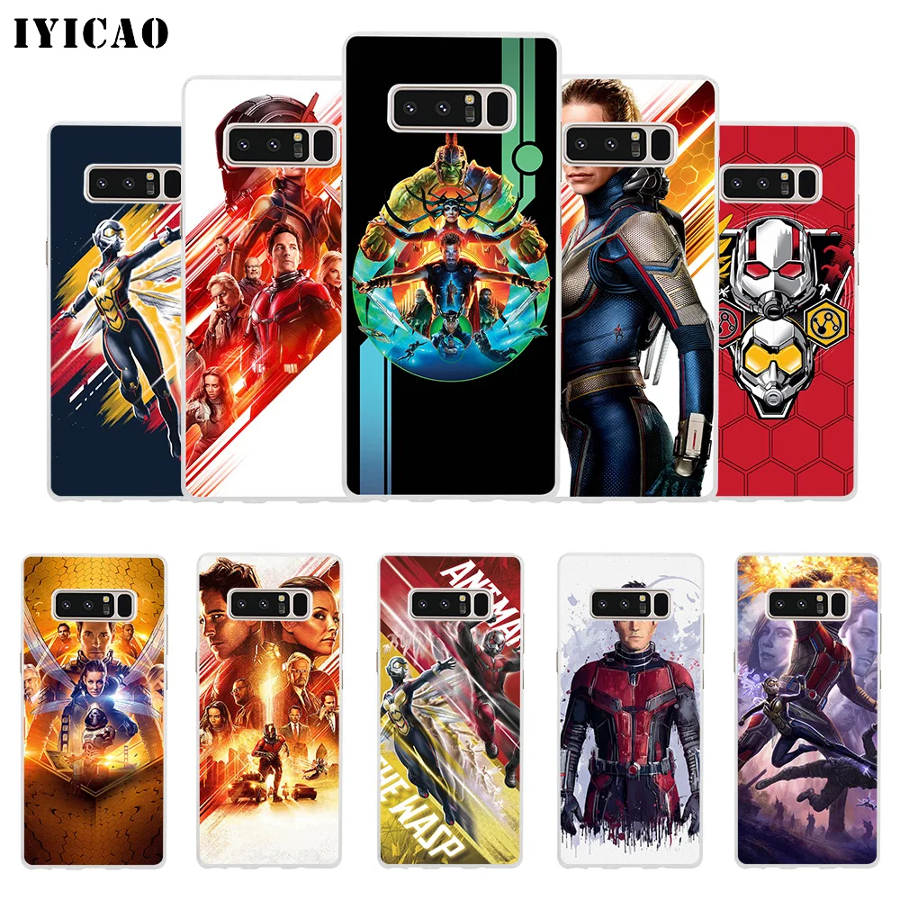 IYICAO Ant Man и Wasp Мягкий силиконовый чехол для телефона Samsung A5 A6 Plus A7 A8 A9 J3 J5 J7 Note 8 9 TPU