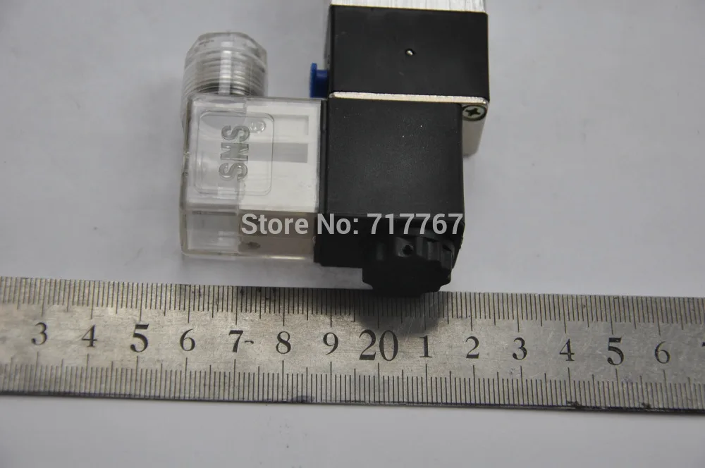 Соленоидный клапан 4V220 08 DC24V AC220V DC110V 380 V воздушный SNS пневматические детали RC1/4
