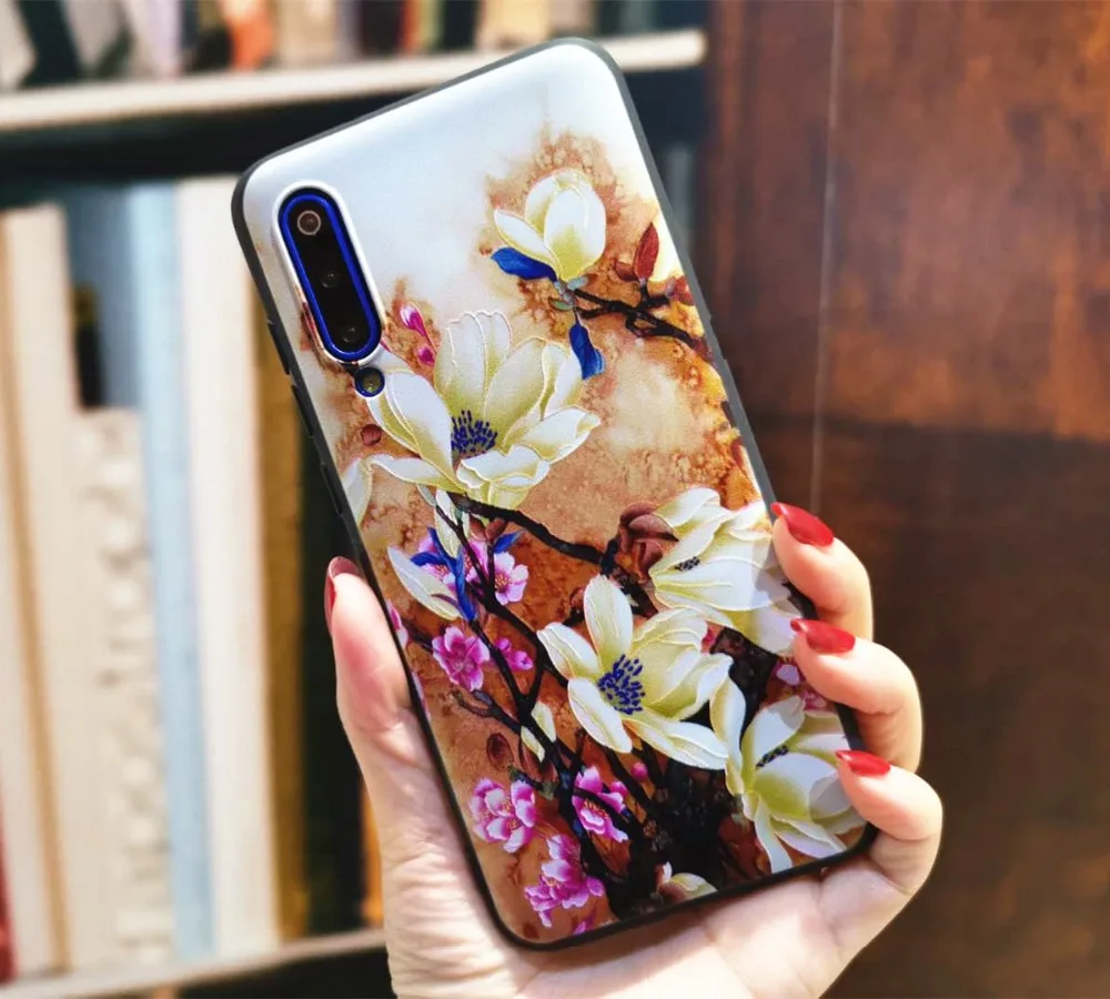 Для Samsung Galaxy A7 2018 силиконовый чехол 3d мягкий рельеф ТПУ с рисунком serise для