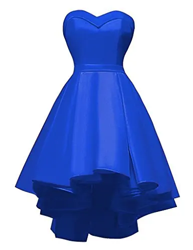 Luxury High Low Mini Homecoming Dresses Summer Style Satin Special Occasion 8th Grade Graduation Vestido De Formatura | Свадьбы и