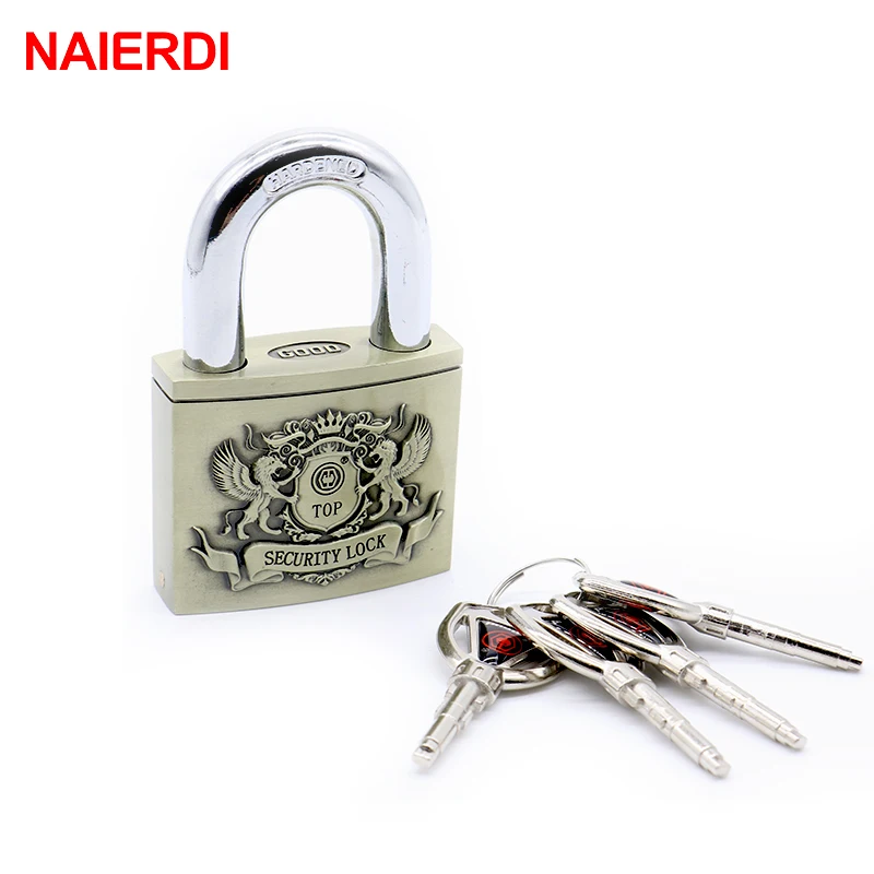 Латунные висячие замки NAIERDI C6 супер Класс B противоугонная Противоугонная скоба