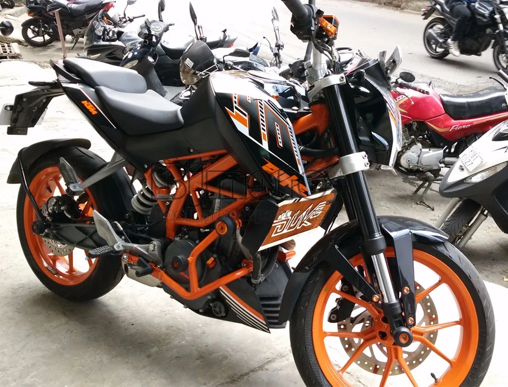 BJMOTO спереди и сзади вилка колеса протектор рамы ползунок слайдеры рода для KTM DUKE/RC 125 200 250 390 DUKE125 200 DUKE250 DUKE390