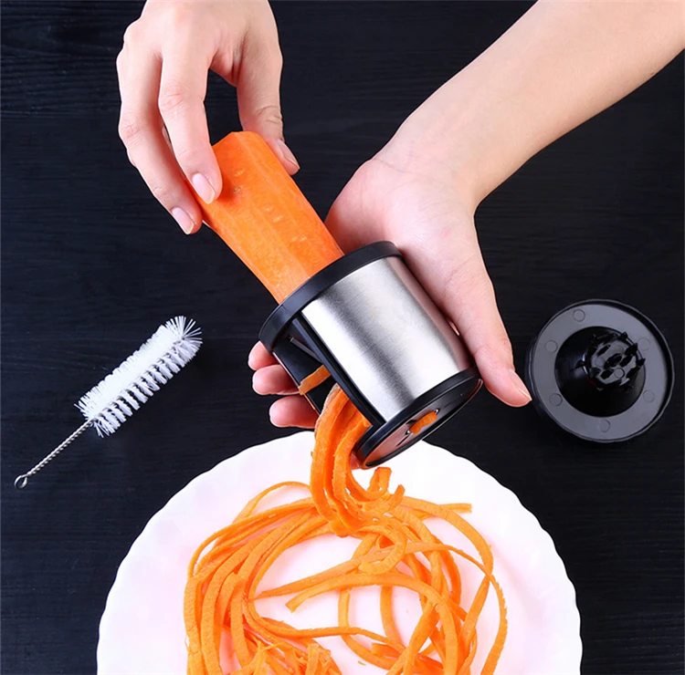 1 шт. руководство спирализатор для нарезки овощей Нержавеющая сталь спиральный