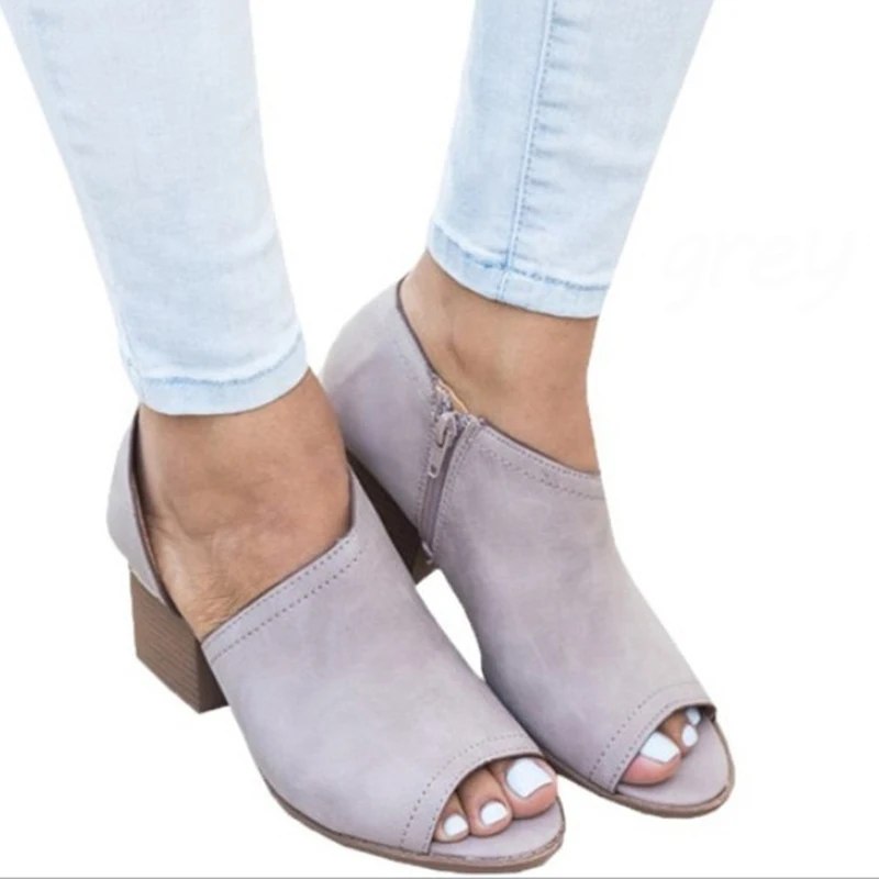 Удобные прогулочные туфли на тонком каблуке 8 см Женские босоножки Sandalias Mujer Новые