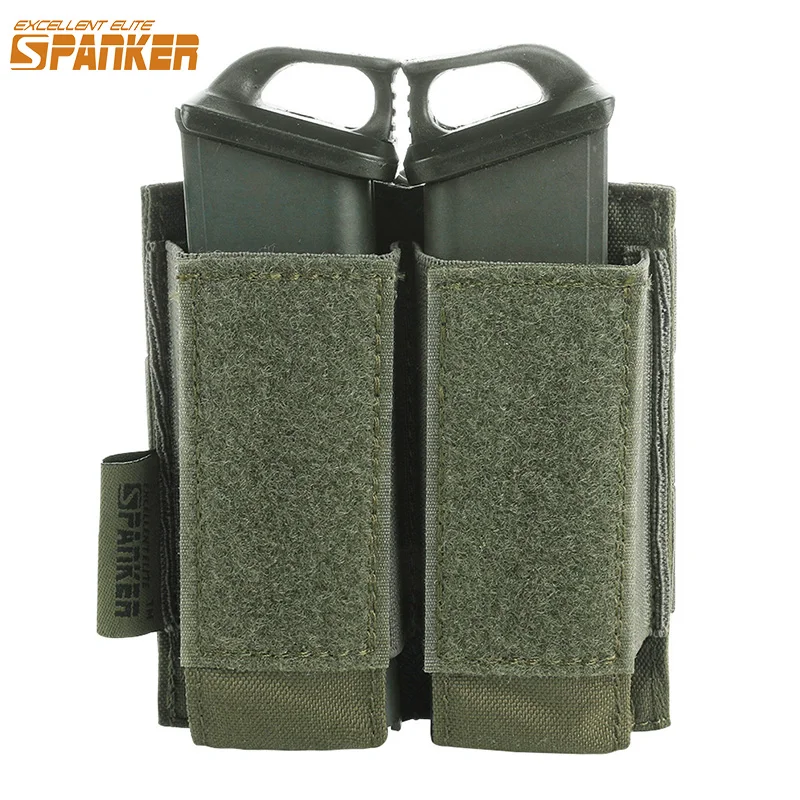 Отличный Элитный бизань тактический пистолет Molle журнал сумки военный Glock двойной зажим сумка для пейнтбола игры маленькая сумка