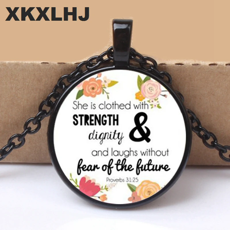 

2019 New Fashion Necklace Glass Cabochon Pendant Necklace By Christian Woman Cites Jewelry Party Gift Collection