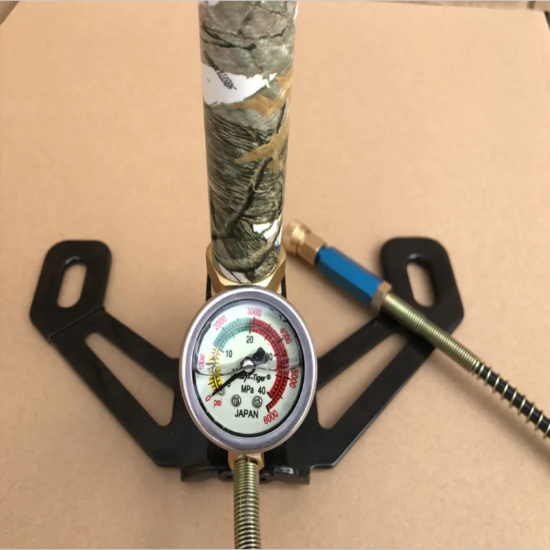 Складной ручной насос высокого давления PCP Камуфляжный цветной 4500psi 300bar 30mpa