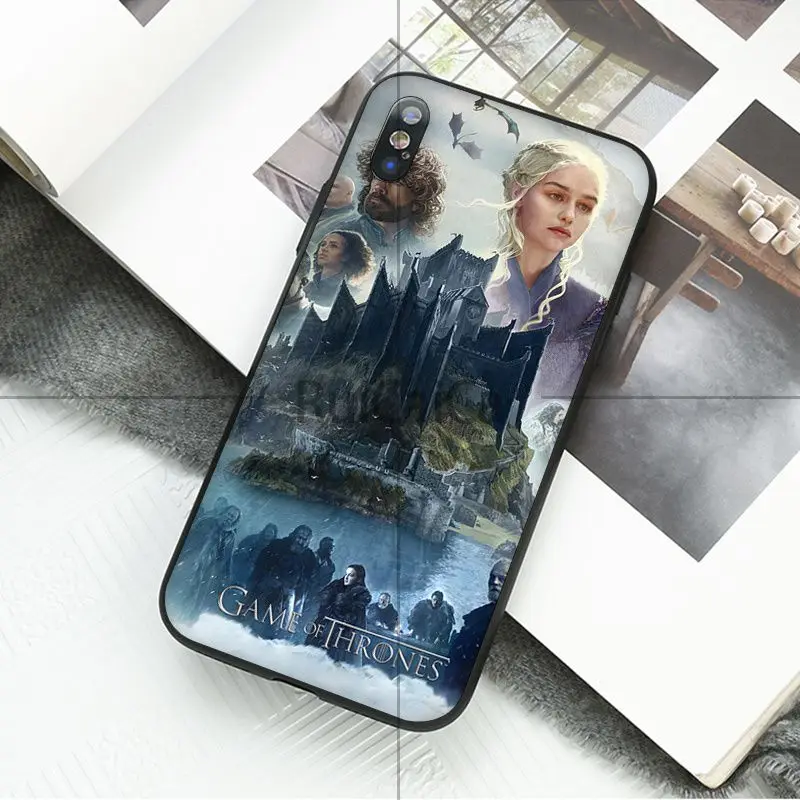 Ruicaica Game of Thrones TPU black Phone Case Cover Shell for iPhone 8 7 6 6S Plus 5 5S SE XR X XS MAX Coque | Мобильные телефоны и