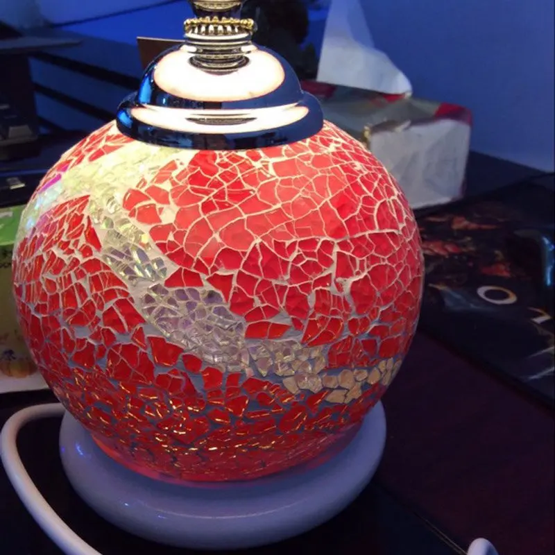 Китайская Свадебная витражная спальня кроме настольных огней с цветочным узором