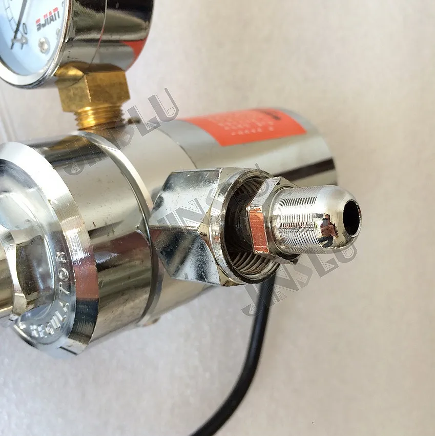 Free shipping CO2 Regulator 220V Gas Heater Pressure Meter MIG welding | Инструменты