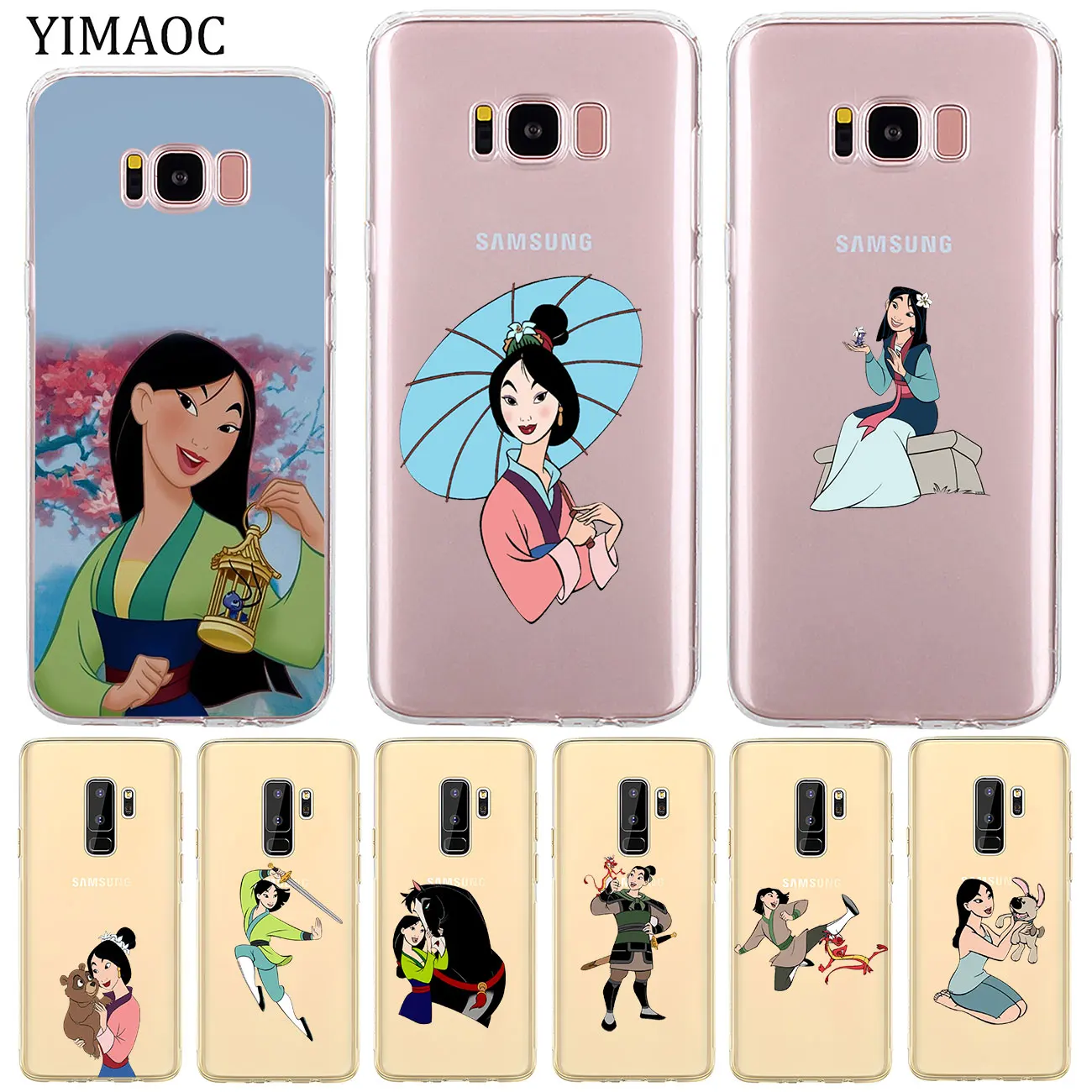 YIMAOC мультфильм Мулан аниме чехлы для мобильного телефона из мягкого силикона с