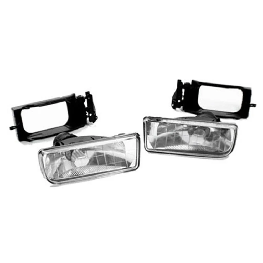 2 шт. автомобиль передний бампер противотуманные фары прозрачные линзы Корпус