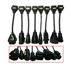 Кабели для грузовиков, 8 шт. в комплекте, автомобильные кабели для vd Pro Plus и Multidiag Pro +