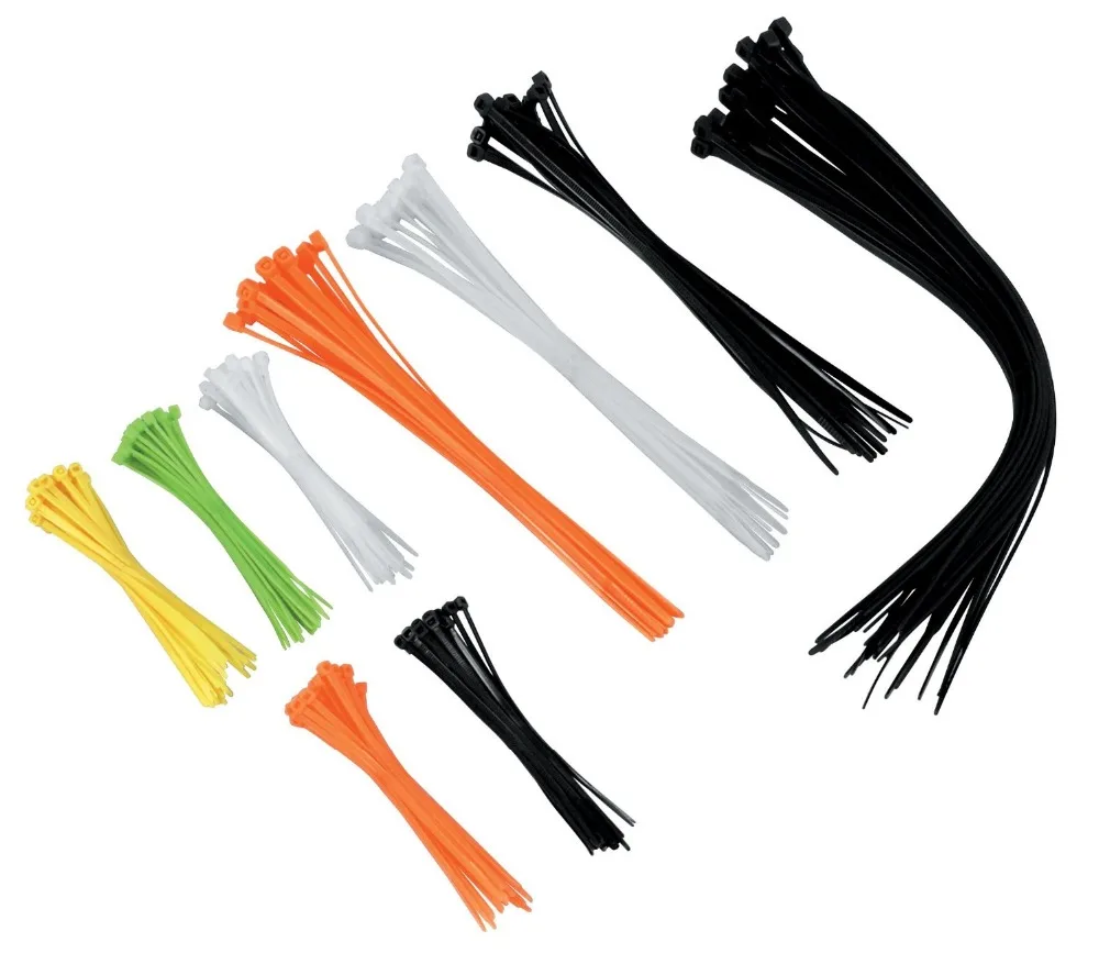 hoored 9.0x400-900mm 100pcs Full Sizes CE / ROSH Nylon 66 Colorful Plastic Self Locking flexible Wire Cable Zip | Обустройство дома