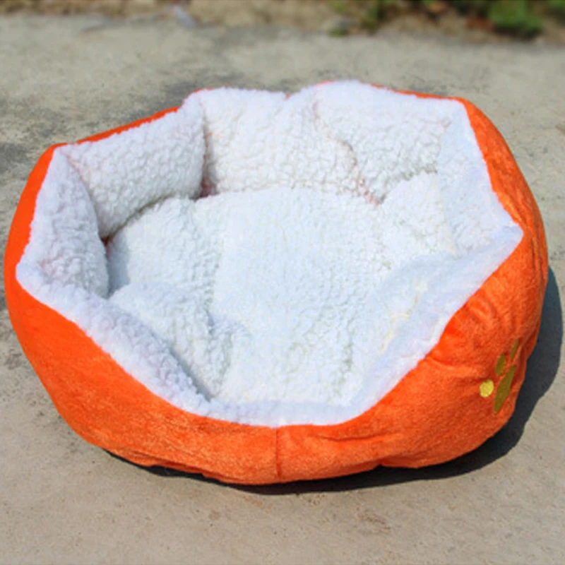 Большие кровати для собак 58*52 см домик кровать кошки классический теплый