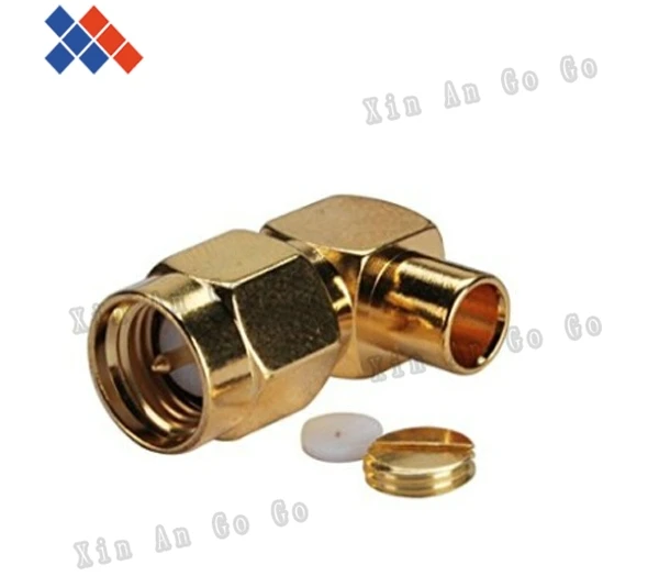 10 шт. RF разъем SMA штекер прямоугольный припой для RG402 RG141 коаксиальный кабель