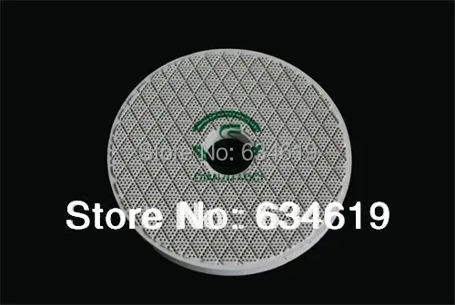 Круглая инфракрасная пористая керамическая пластина в виде сот кордиерит плита