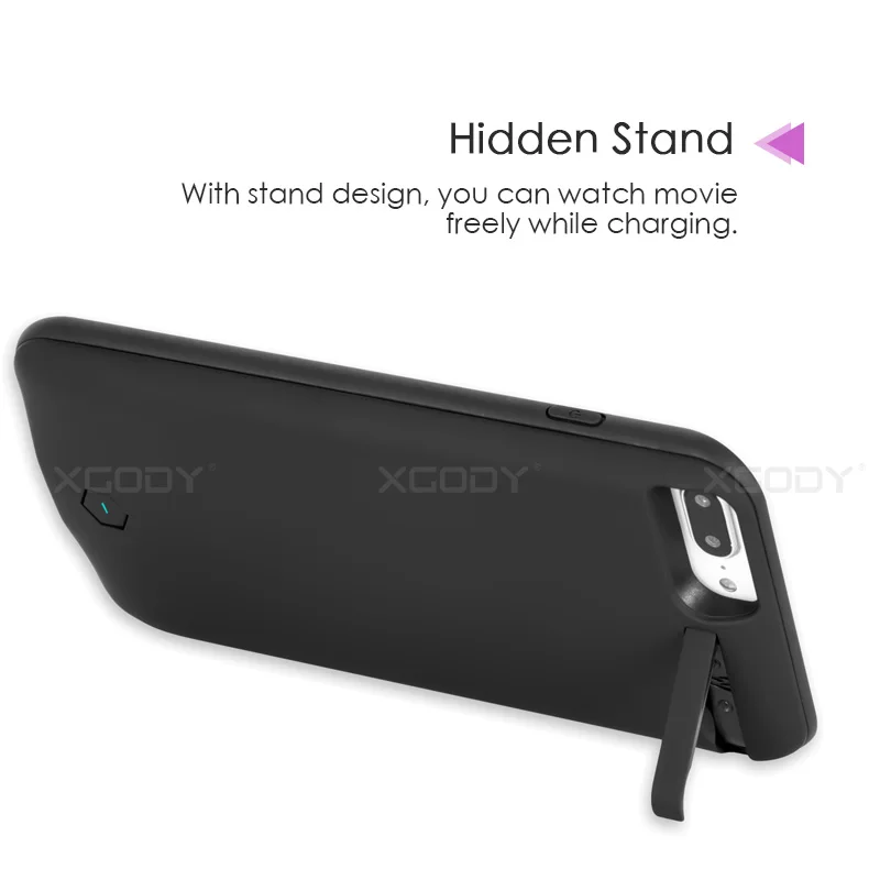 XGODY 4800mAh запасное зарядное устройство чехол для Apple iphone 6 6s 7 8 Внешний Аккумулятор