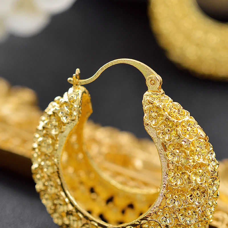 Sunny Jewelry цветок Ювелирные наборы для женщин колье серьги кулон большие круглые