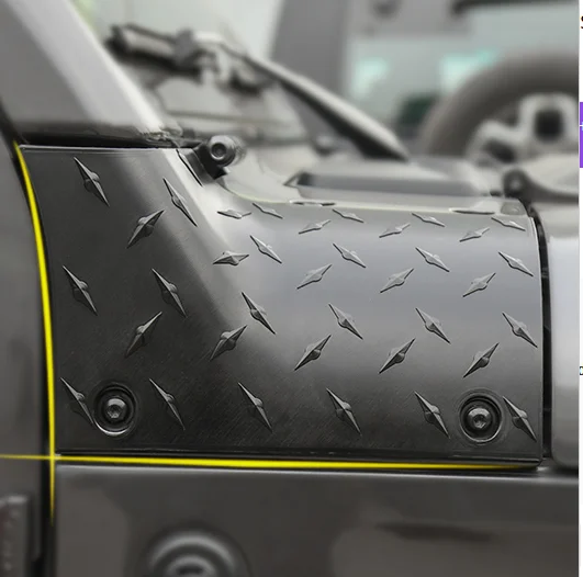 2 шт. автомобильные наклейки BAWA для Jeepp Wrangler JL 2018 капоты угловая оберточная крышка