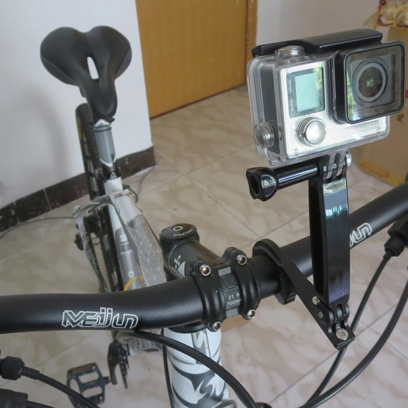 Алюминиевый держатель для Gopro Hero 7 6 5 4 3 Yi 4K Sjcam Sj4000 аксессуар на руль велосипеда или