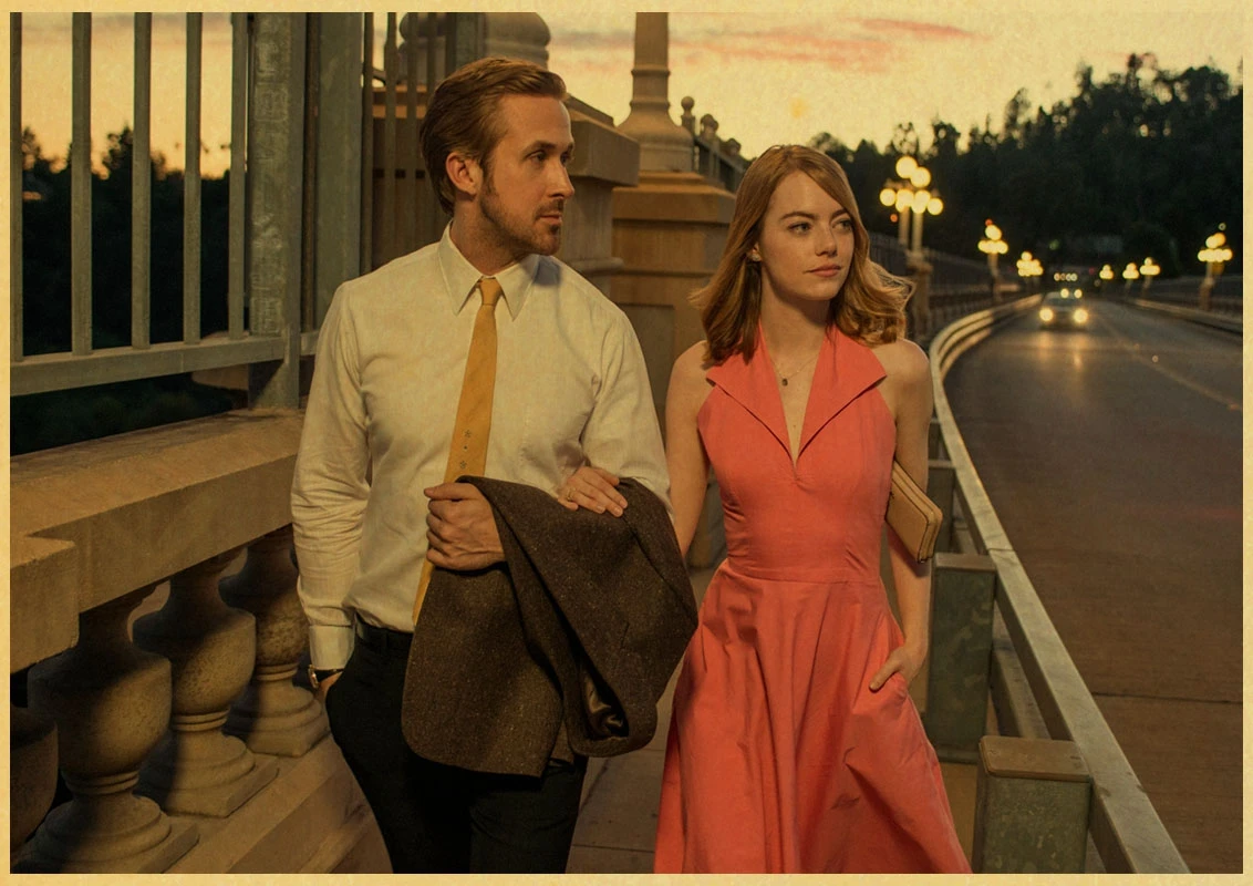M039 La Land ретро постер винтажный постер настенное украшение художественная крафт-бумага настенные постеры кино украшение дома деко - Цвет: M039