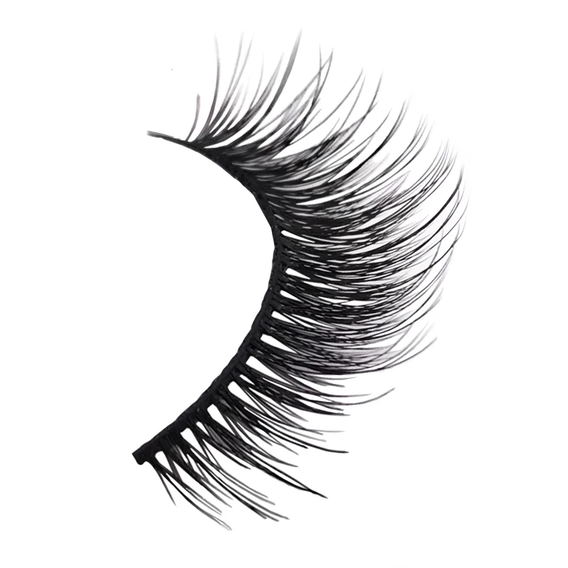 MOONBIFFY Fake Lashes Long Makeup 3D Mink Extension Eyelash Eyelashes For Beauty 3 Pairs Natural False | Красота и здоровье