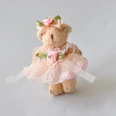 style9 1 шт., 6 см, милый плюшевый мишка, плюшевая кукла, мультяшный плюшевый мишка, плюшевая игрушка с сердцем, прекрасный подарок на день рождения, День святого Валентина - Цвет: style9