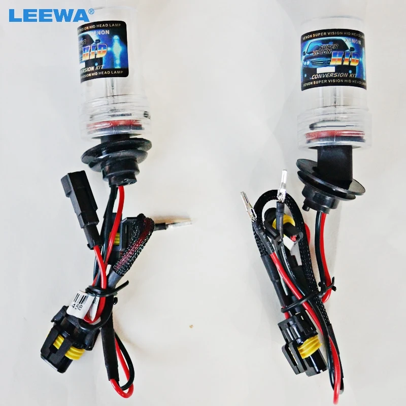 LEEWA 20 шт. автомобиль 35 Вт H1 H3 H7 H8/H9/H11 H10 9004 9005 9006 9007 880/881 Ксеноновые лампы Замена